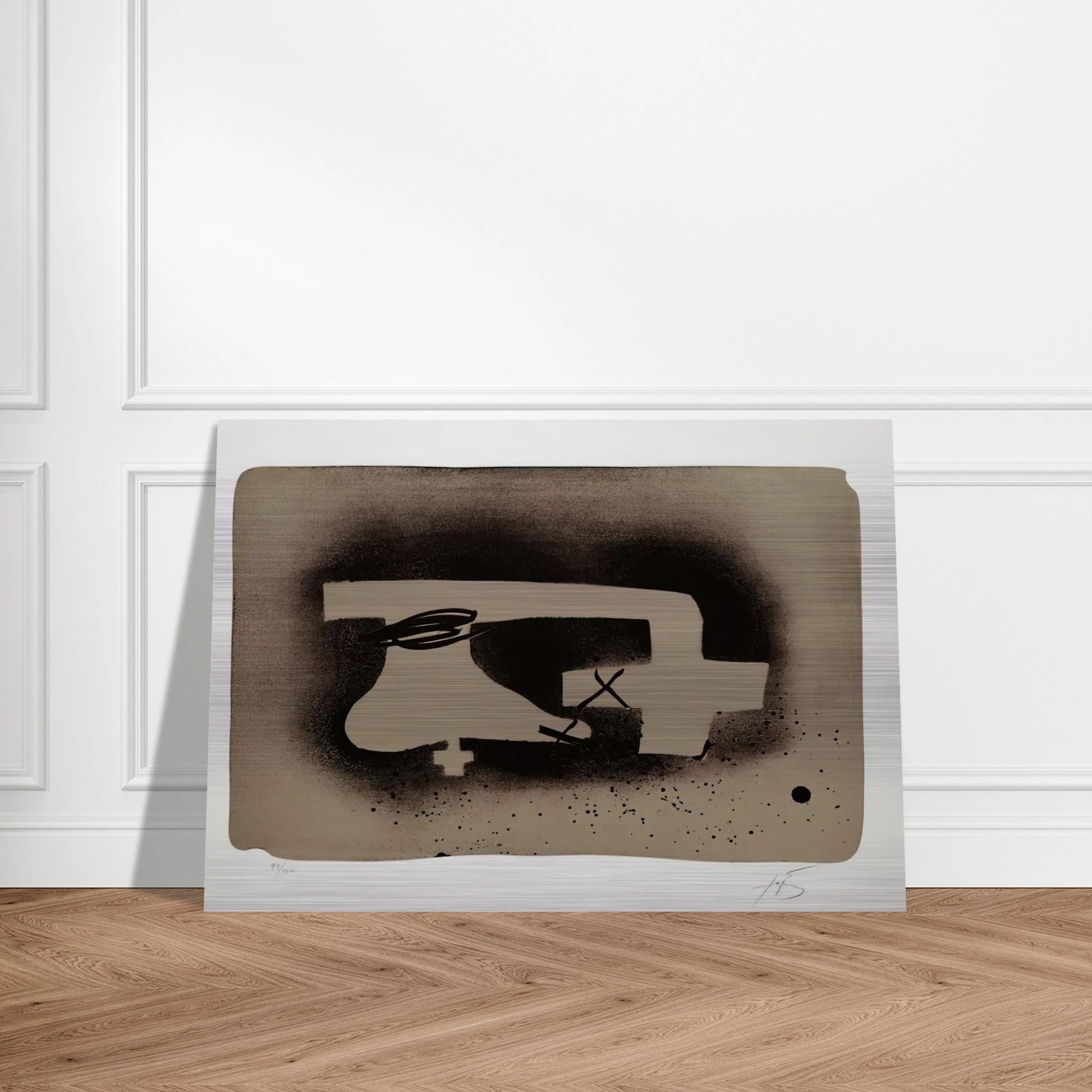 ERINNERUNGEN I 1988 - Antoni Tapies Brushed Aluminum Print - 70x100 cm / 28x40 inches | Antoni Tapies Aluminum Print | Antoni Tapies Prints