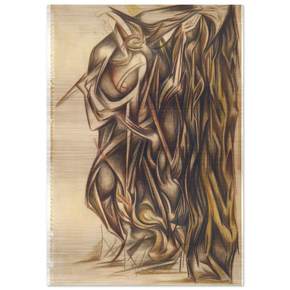 UNTITLED 1941 - Jackson Pollock Brushed Aluminum Print - 70x100 cm / 28x40 inches | Jackson Pollock Aluminum Print | Jackson Pollock Prints