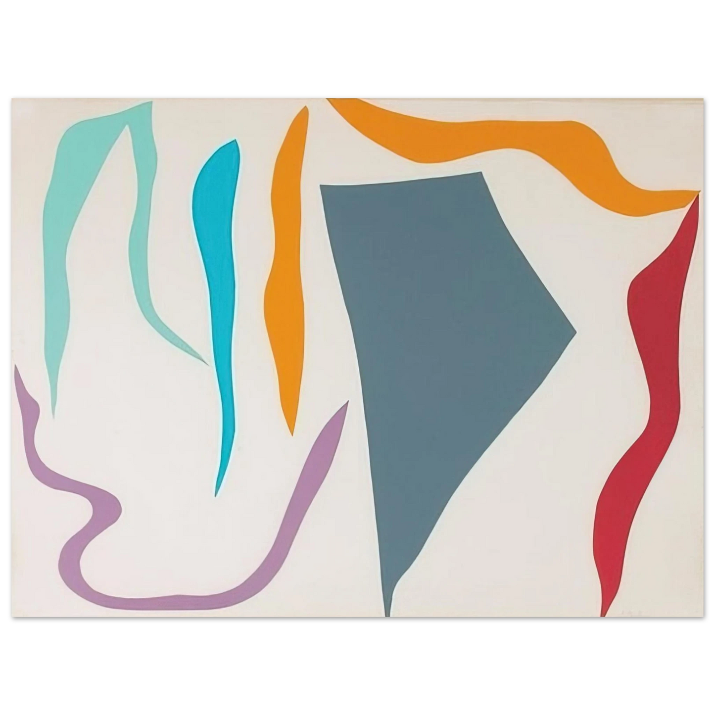 Ray Parker - Untitled - 1980  75x100 cm / 30x40inches Fine Art Poster