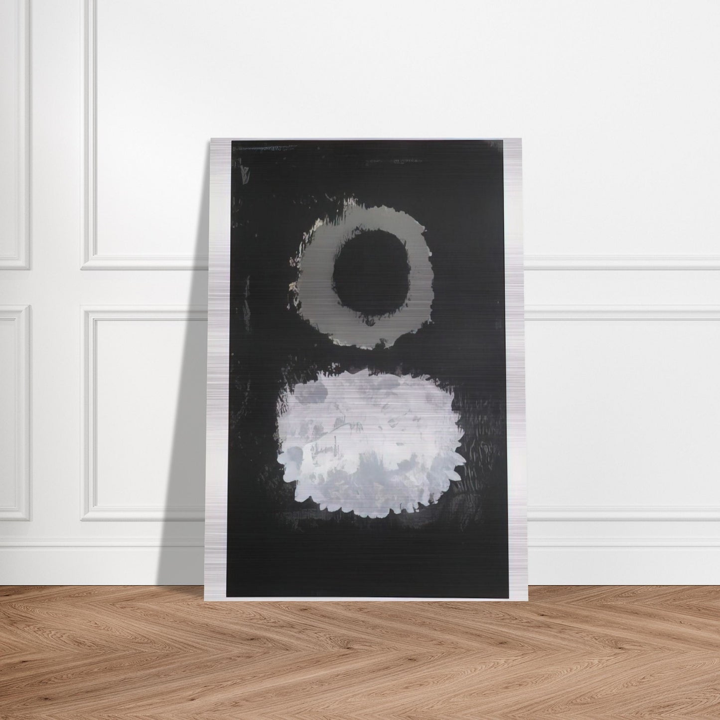 Black Field - 1972 - Adolph Gottlieb Brushed Aluminum Print - 70x100 cm / 28x40 inches | Adolph Gottlieb Aluminum Print | Adolph Gottlieb Prints