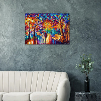 Leonid Afremov - Leonid Afremov Brushed Aluminum Print - 70x100 cm / 28x40 inches | Leonid Afremov Aluminum Print | Leonid Afremov Prints