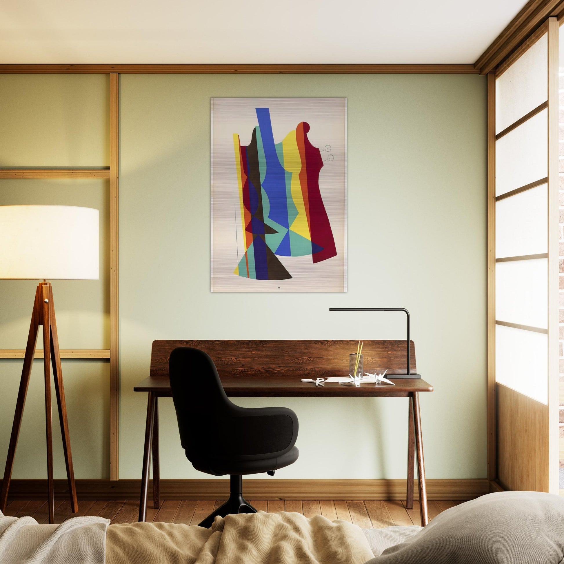 ORCHESTRA FROM THE PORTFOLIO REVOLVING DOORS 1926 - Man Ray Brushed Aluminum Print - 70x100 cm / 28x40 inches | Man Ray Aluminum Print | Man Ray Prints