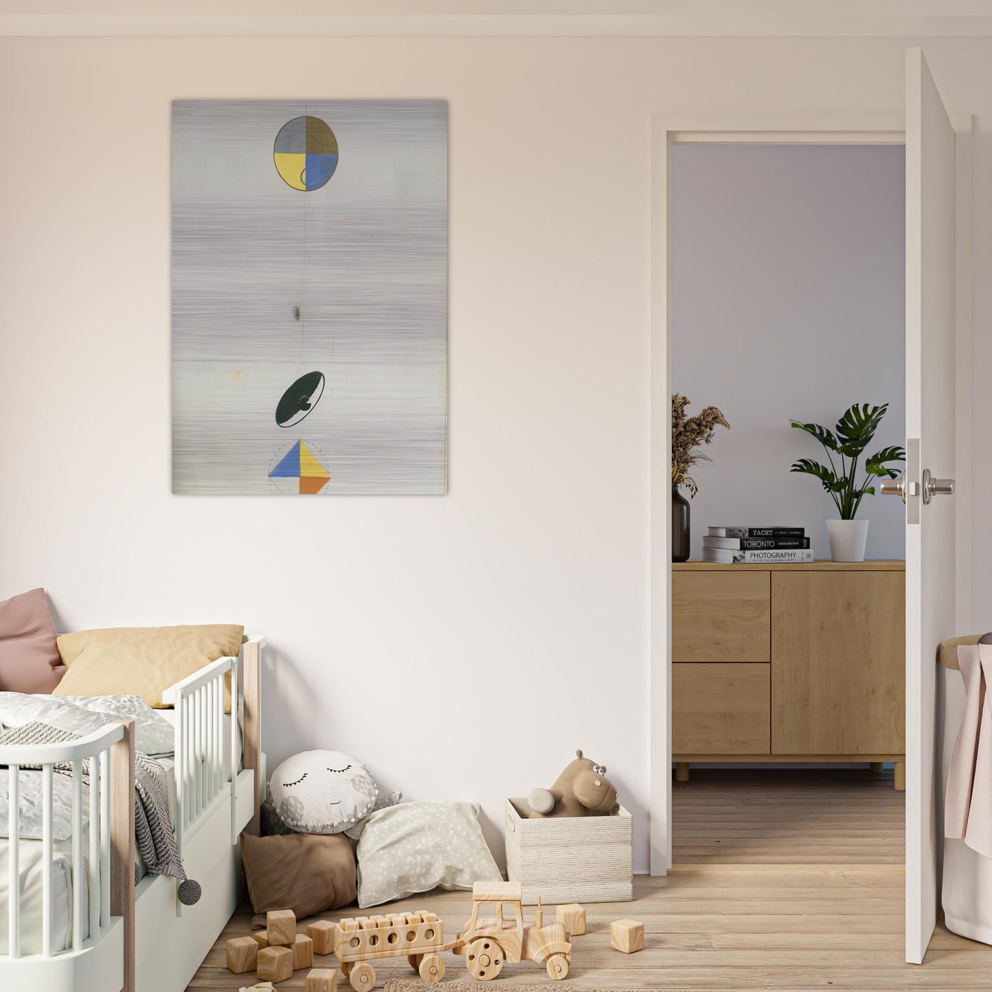 SERIES NO VII NO 3F 1920 - Hilma af Klint Brushed Aluminum Print - 70x100 cm / 28x40 inches | Hilma af Klint Aluminum Print | Hilma af Klint Prints
