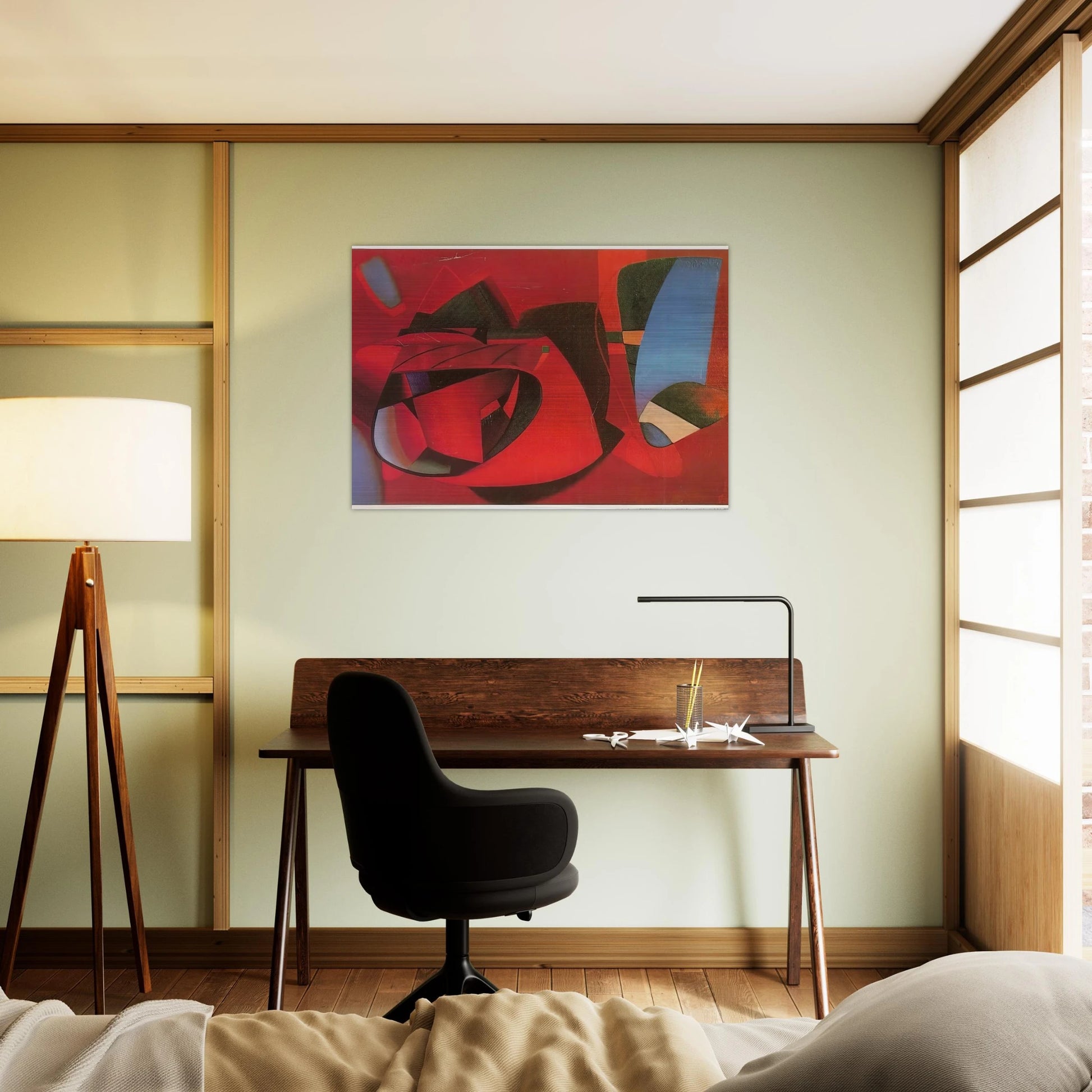 Composition - 1937 - John Ferren Brushed Aluminum Print - 70x100 cm / 28x40 inches | John Ferren Aluminum Print | John Ferren Prints