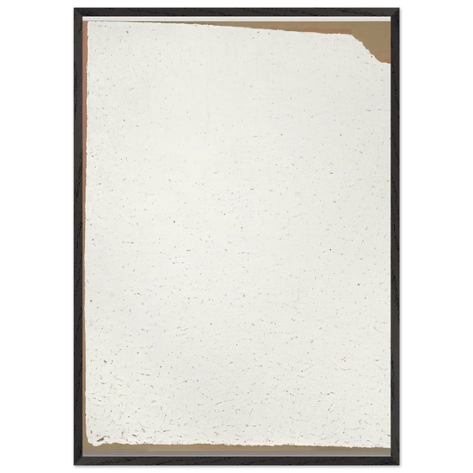 Convention - Robert Ryman 70x100 cm / 28x40 inches Framed Art Print – Black Wooden Frame