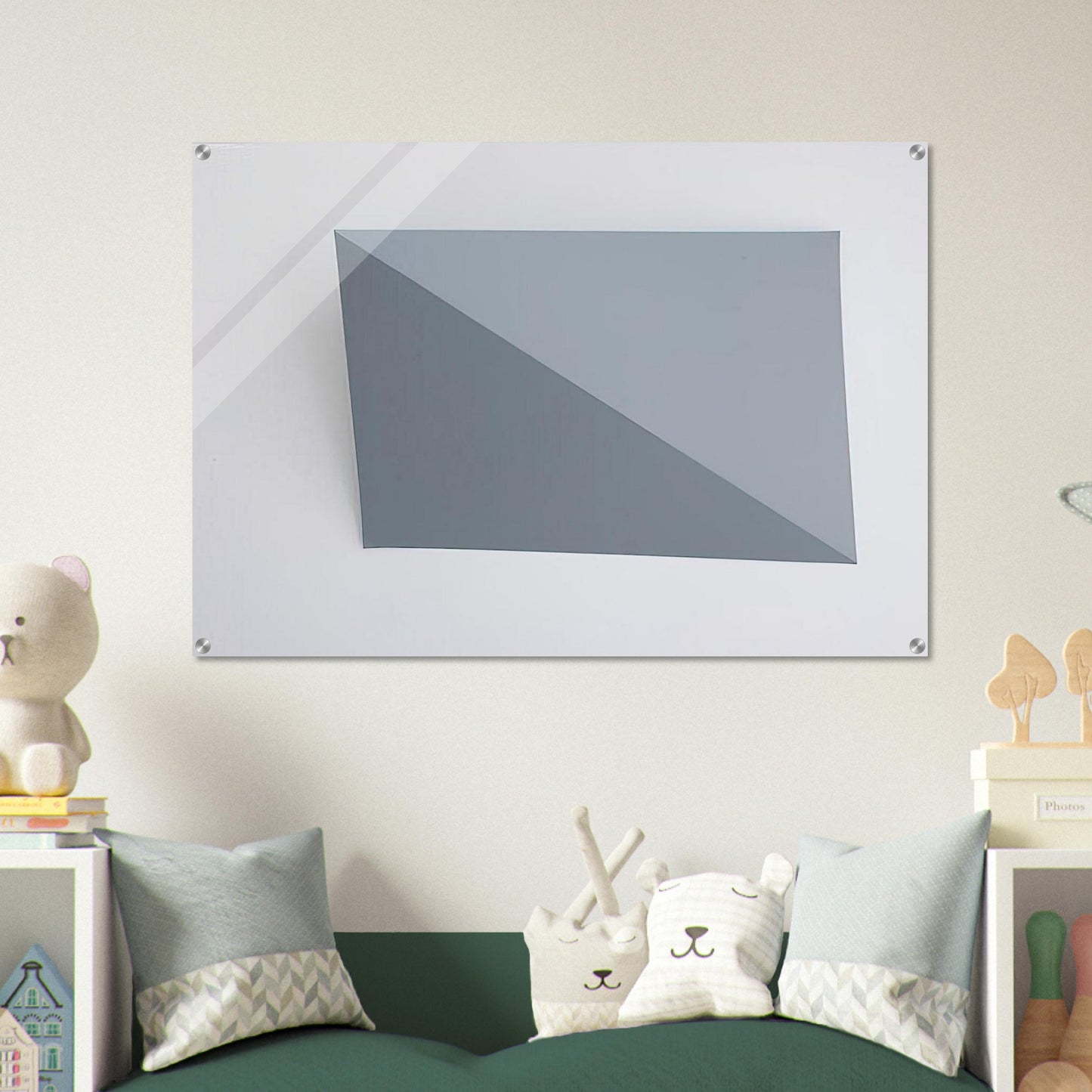 Three-Dimensional Picture diagonal folding - 1966 - Charlotte Posenenske Acrylic Print - 70x100 cm / 28x40″ inches | Charlotte Posenenske Wall Art | Charlotte Posenenske Prints