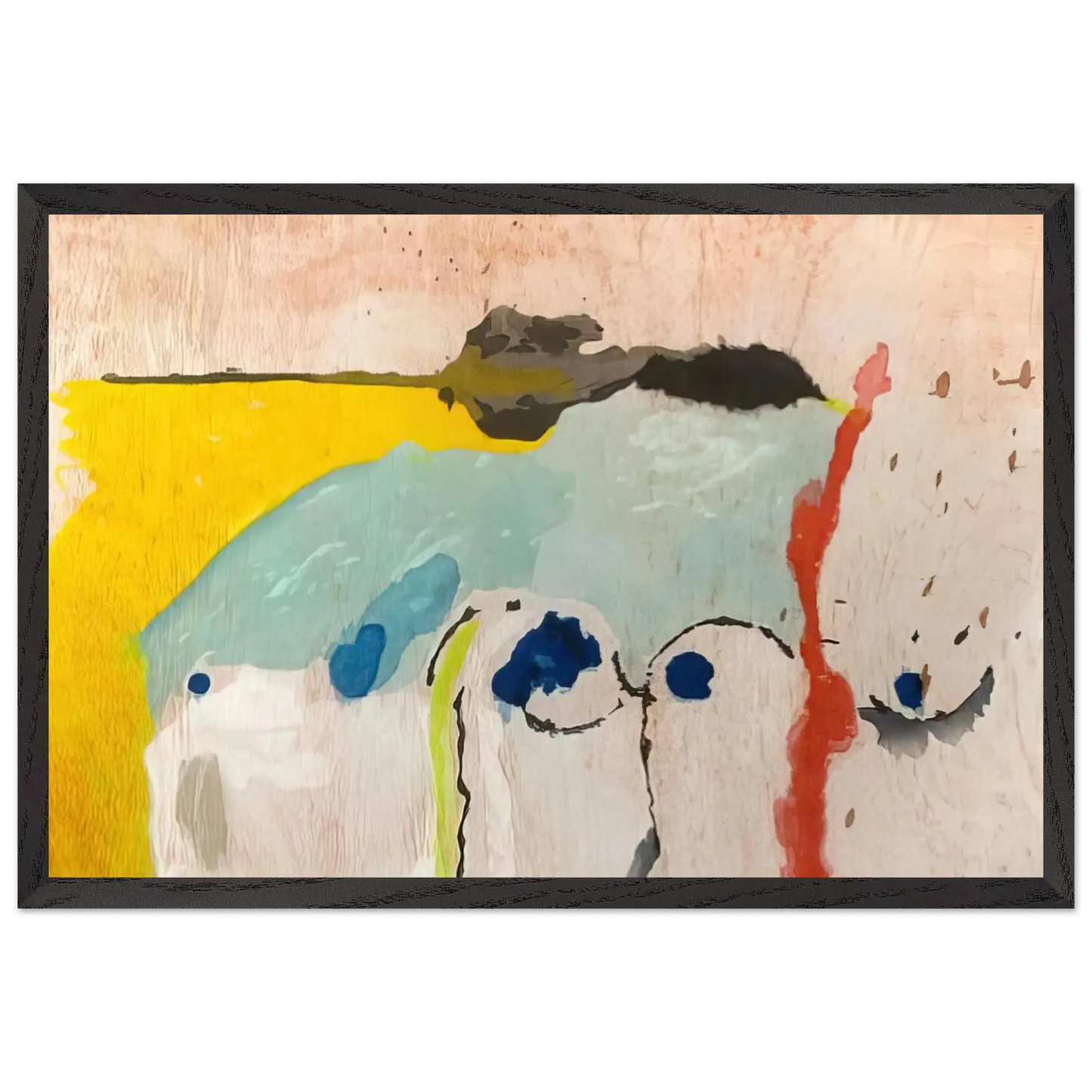 Helen Frankenthaler - Tales of Genji I - 1998 Wall art - A2 (42 x 59.4  cm) - Fine Art Poster - -