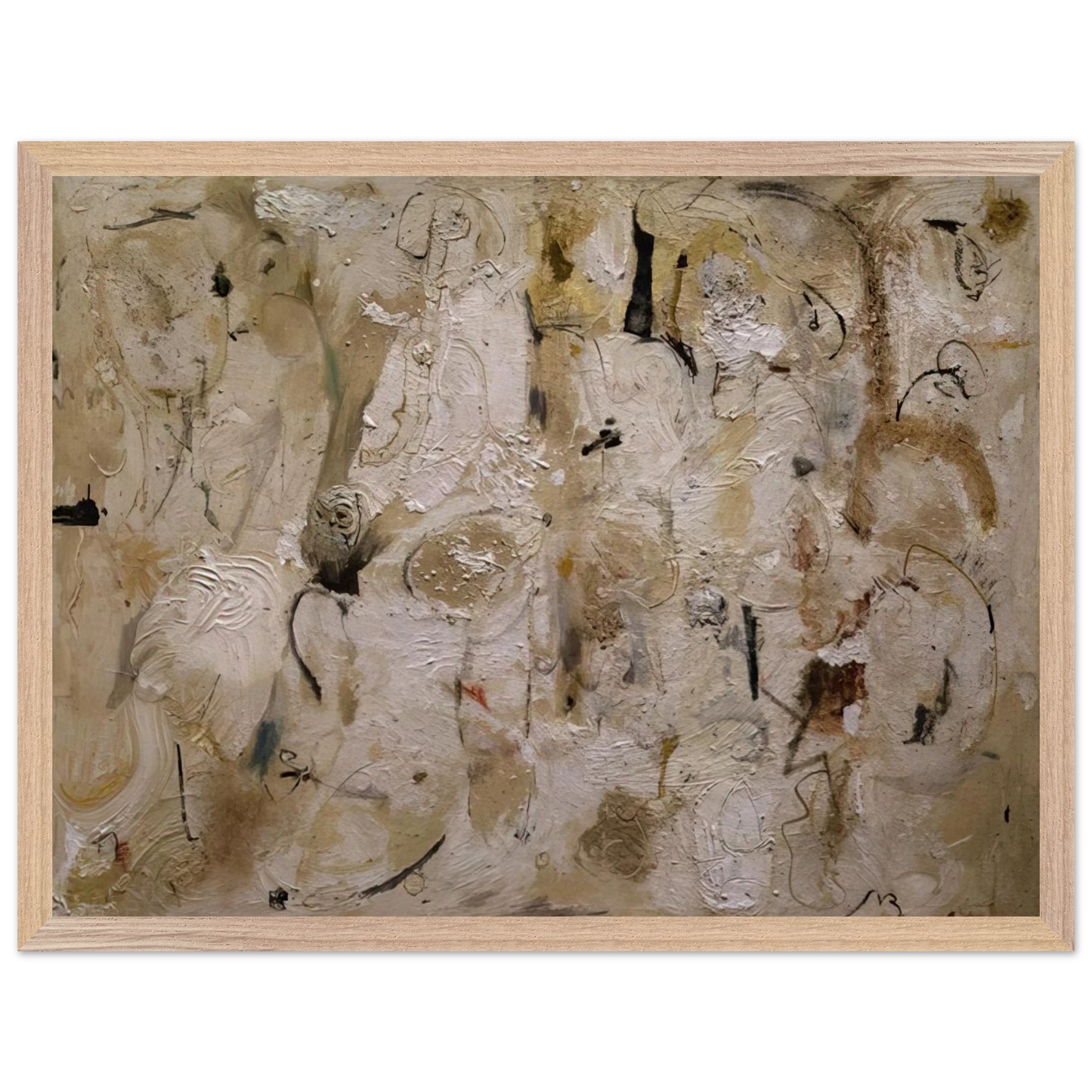 Helen Frankenthaler - Painted on 21st Street - 1951 Wall art - 60x80 cm / 24x32 inches - Fine Art Poster-canvas - -