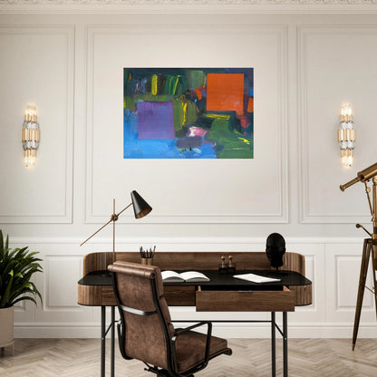 Renate s Nantucket - Hans Hofmann Brushed Aluminum Print - 70x100 cm / 28x40 inches | Hans Hofmann Aluminum Print | Hans Hofmann Prints