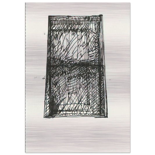 Suicide Notes - 1972 - Brice Marden Brushed Aluminum Print - 70x100 cm / 28x40 inches | Brice Marden Aluminum Print | Brice Marden Prints