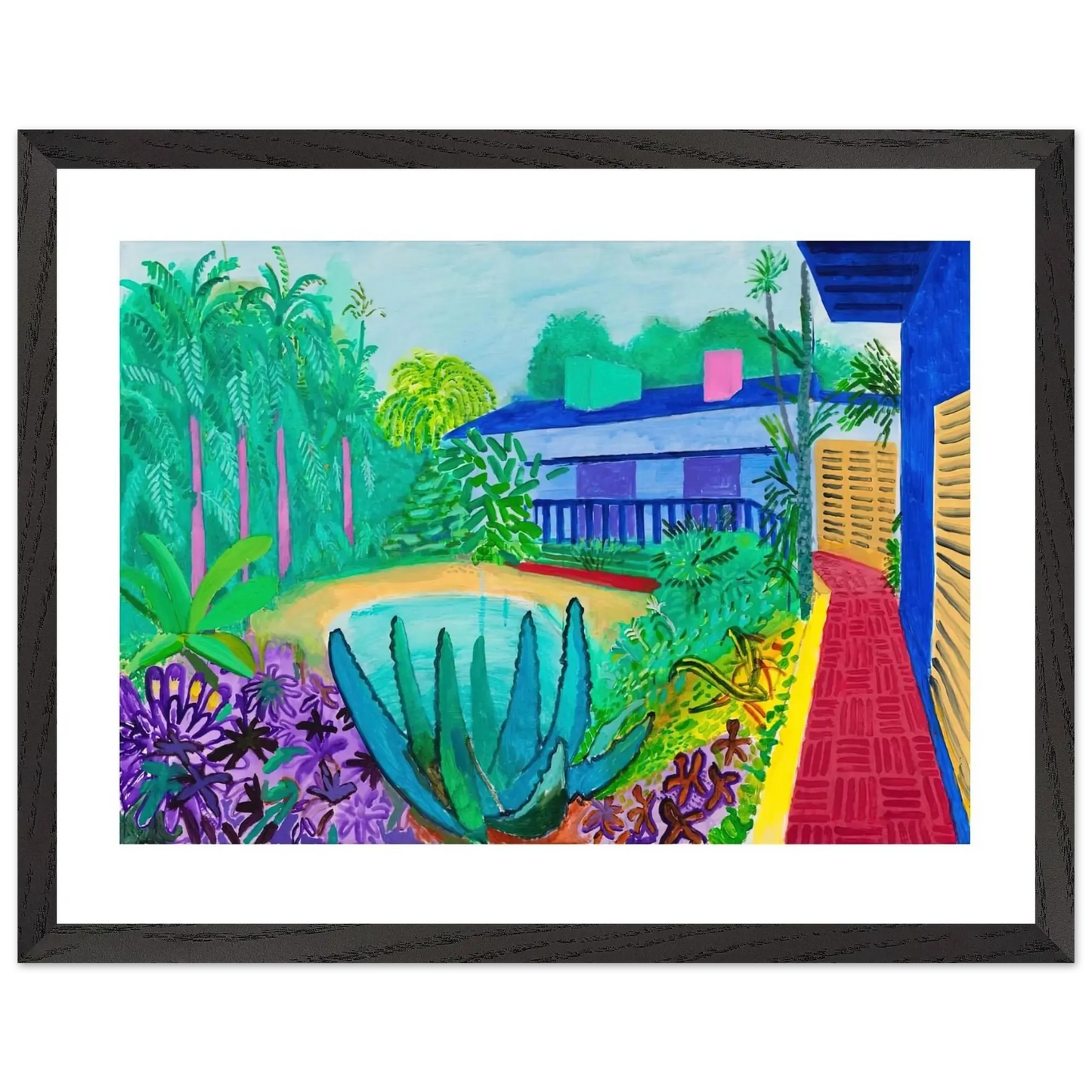 David Hockney - David Hockney Wall art - A1 (59.4 x 84.1  cm) - Fine Art Poster - -