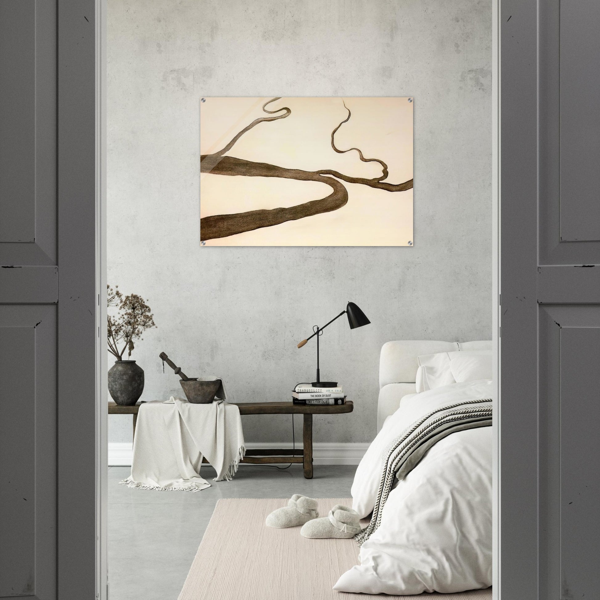 Drawing IX - Georgia O'Keeffe Acrylic Print - 70x100 cm / 28x40″ inches
