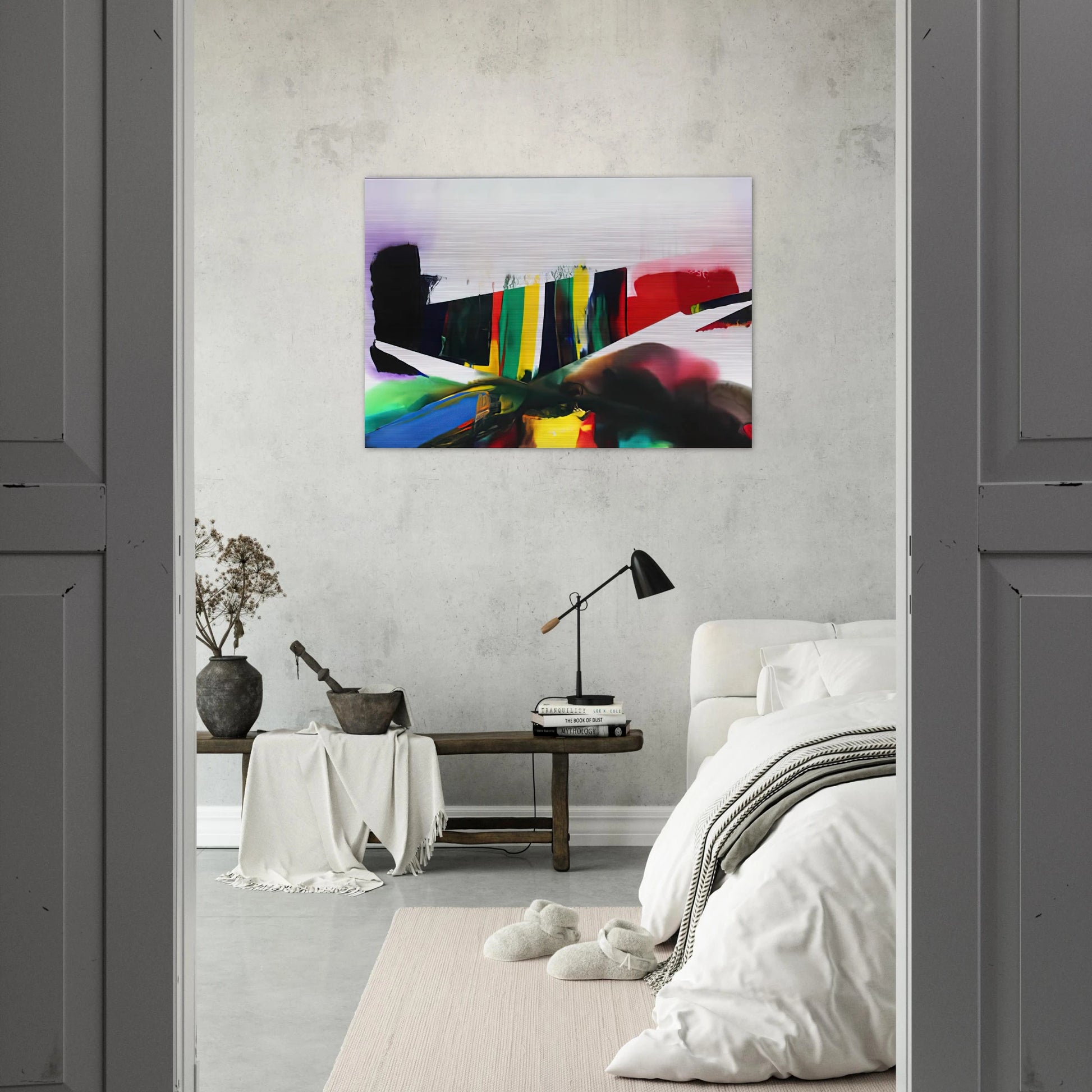 Phenomena Cave of the Prism Winds Year - Paul Jenkins Brushed Aluminum Print - 70x100 cm / 28x40 inches | Paul Jenkins Aluminum Print | Paul Jenkins Prints
