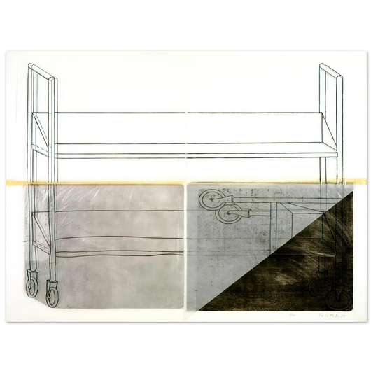 Dieter Roth - Large Trolley - 1972  75x100 cm / 30x40inches Fine Art Poster