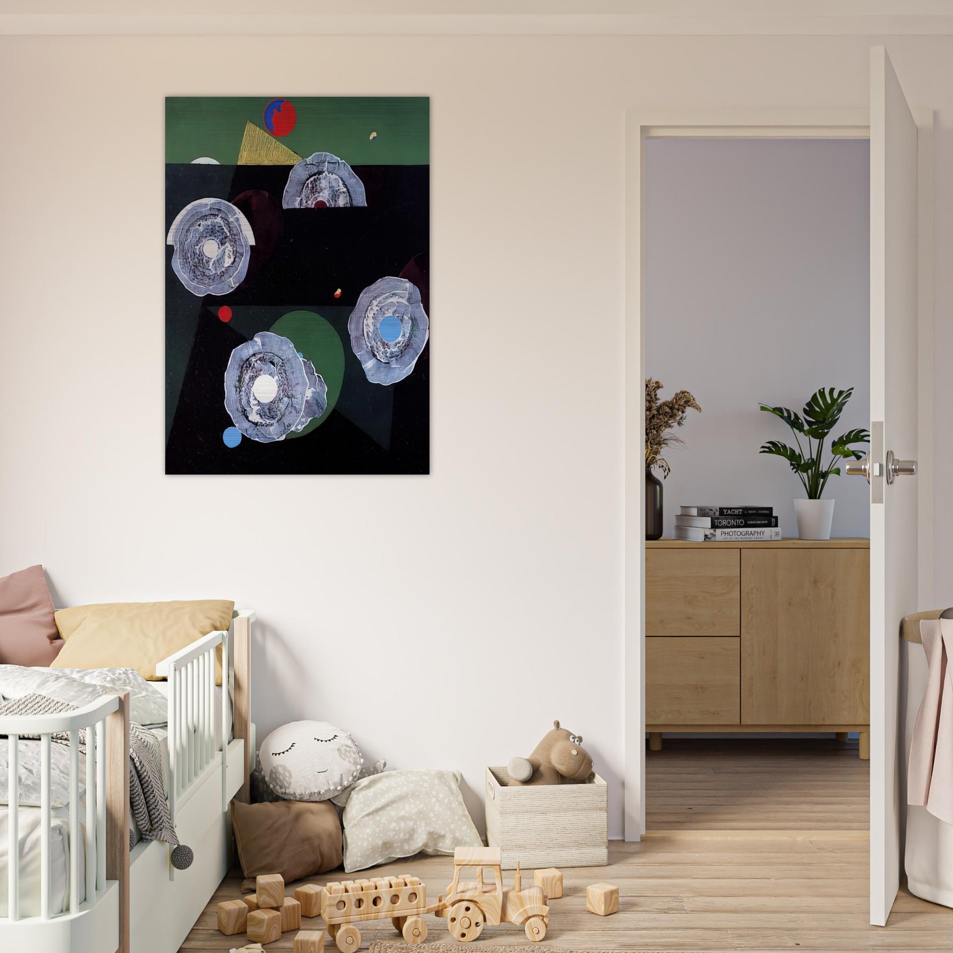 Scallops flower - Max Ernst Brushed Aluminum Print - 70x100 cm / 28x40 inches | Max Ernst Aluminum Print | Max Ernst Prints