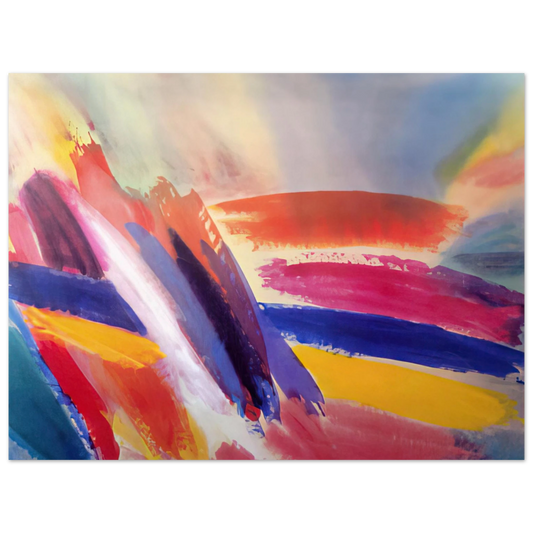 Ronnie Landfield - Spirit On High - 1995  75x100 cm / 30x40inches Fine Art Poster