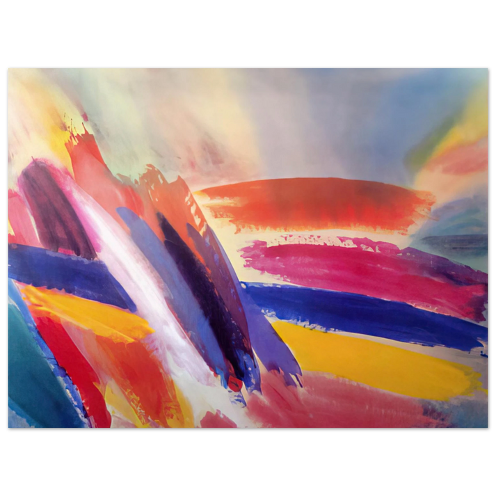 Ronnie Landfield - Spirit On High - 1995  75x100 cm / 30x40inches Fine Art Poster