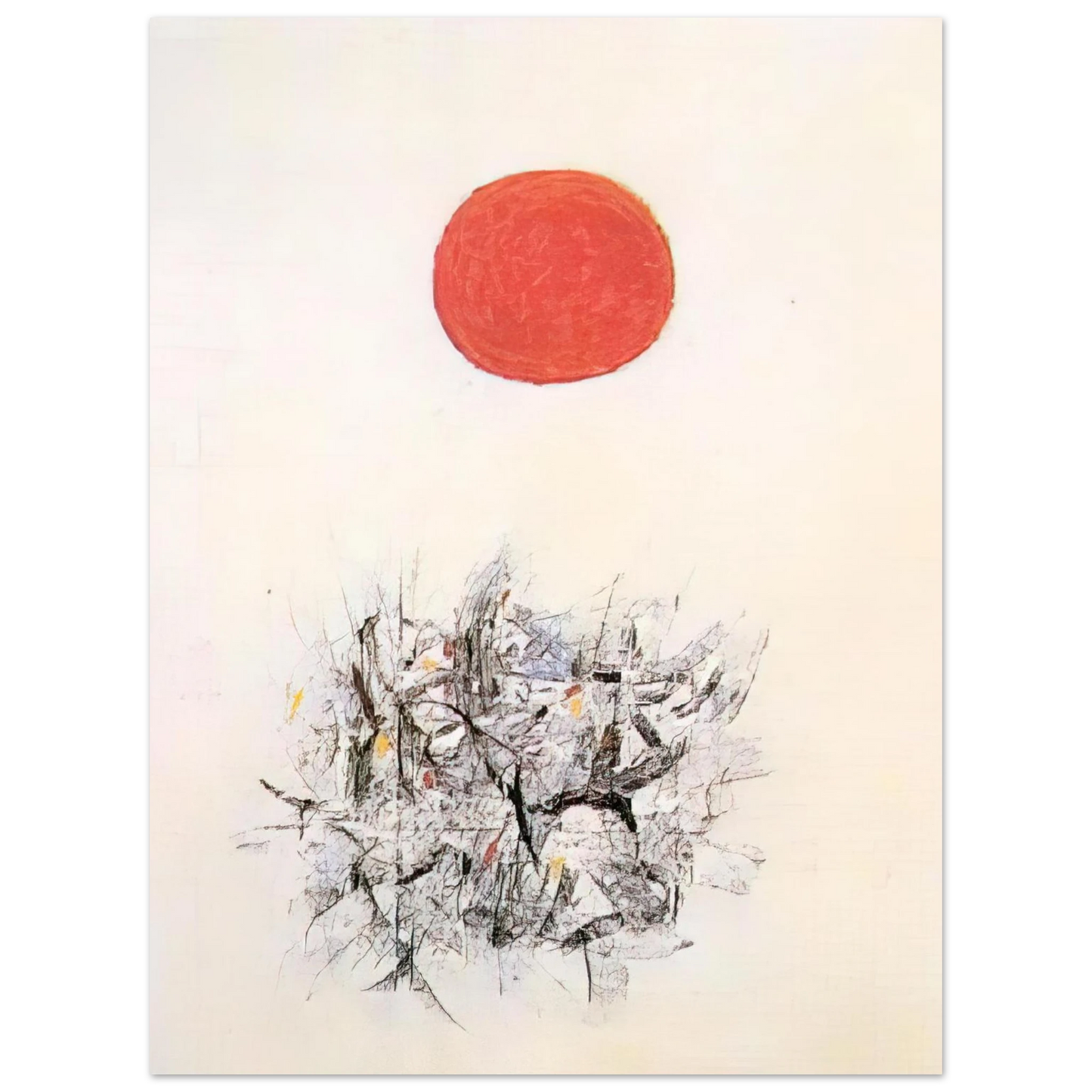 Adolph Gottlieb - Brink - 1959  75x100 cm / 30x40inches Fine Art Poster