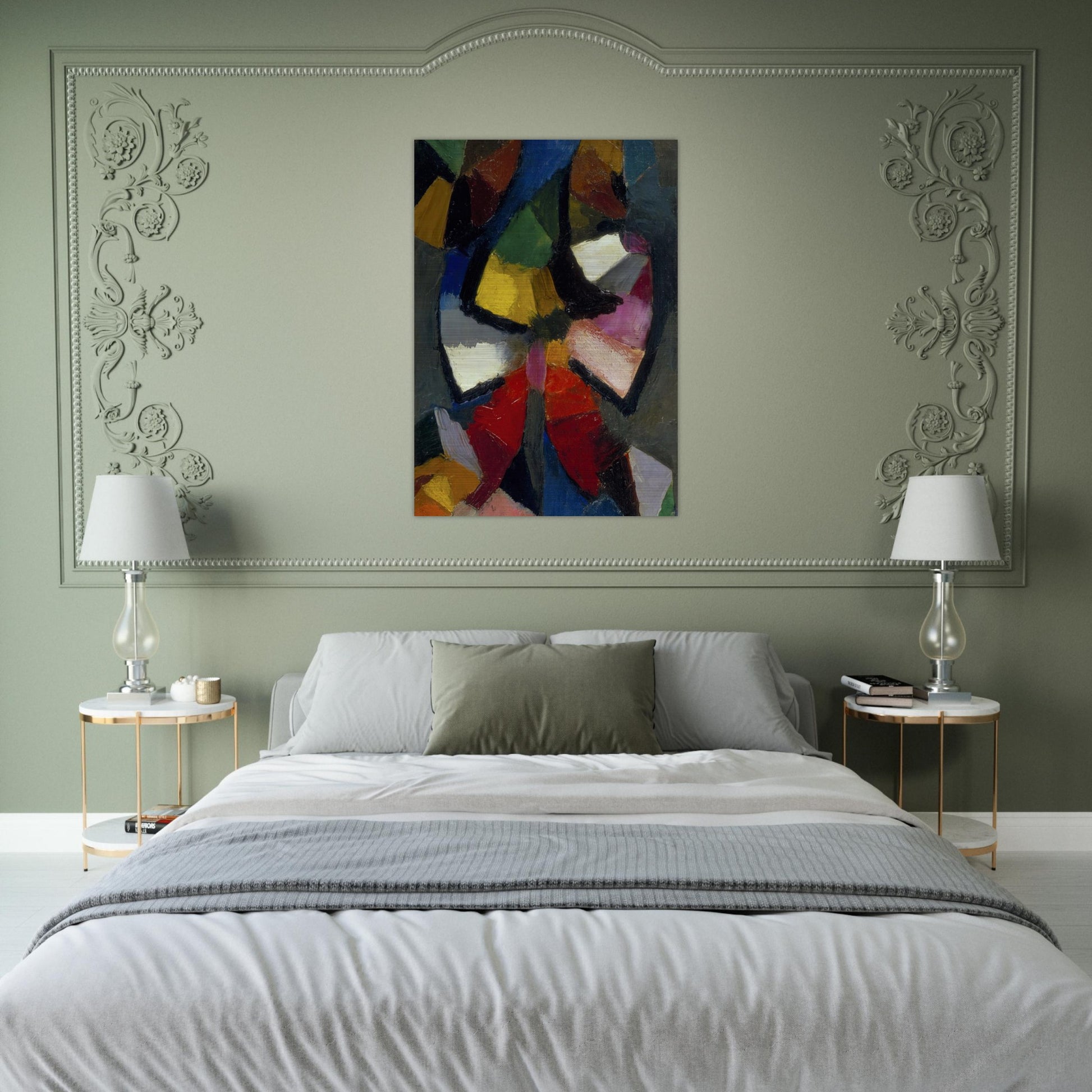 Synchromy No. 6 - 1914 - Morgan Russell Brushed Aluminum Print - 70x100 cm / 28x40 inches | Morgan Russell Aluminum Print | Morgan Russell Prints