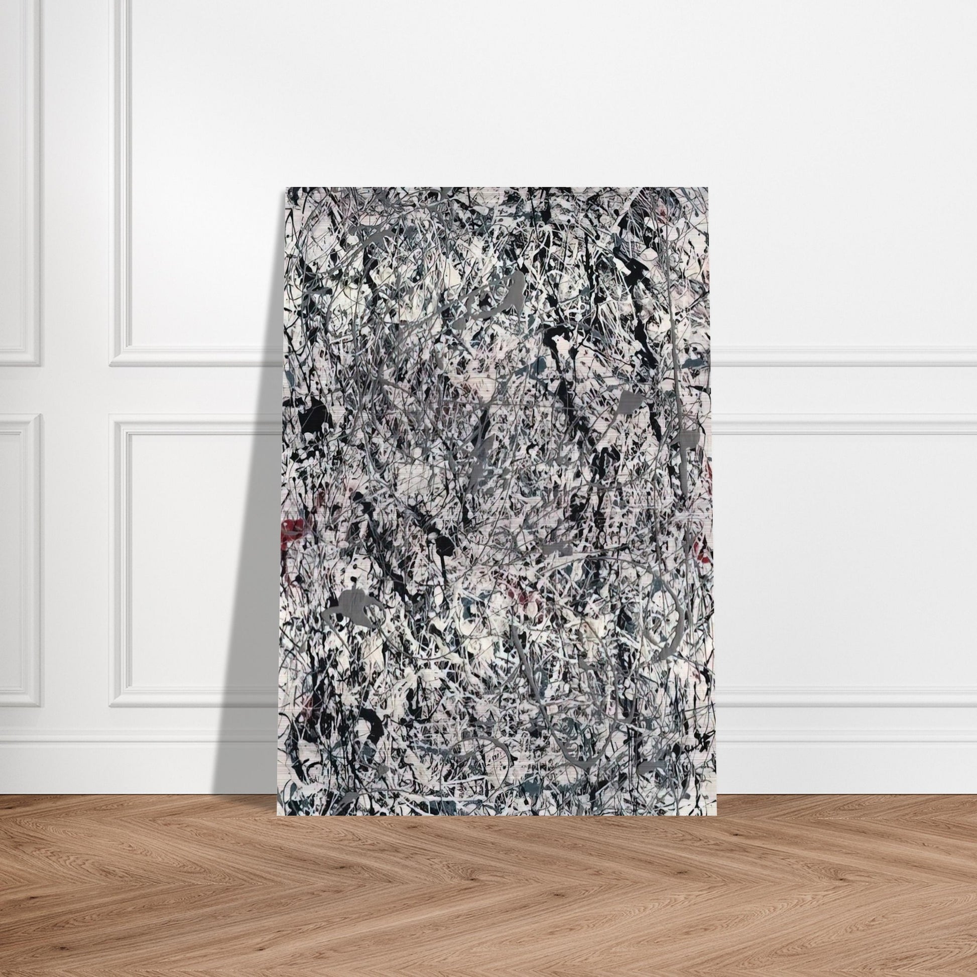 NUMBER 19 1948 - Jackson Pollock Brushed Aluminum Print - 70x100 cm / 28x40 inches | Jackson Pollock Aluminum Print | Jackson Pollock Prints