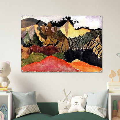 IN THE QUARRY - Paul Klee Acrylic Print - 70x100 cm / 28x40″ inches | Paul Klee Wall Art | Paul Klee Prints
