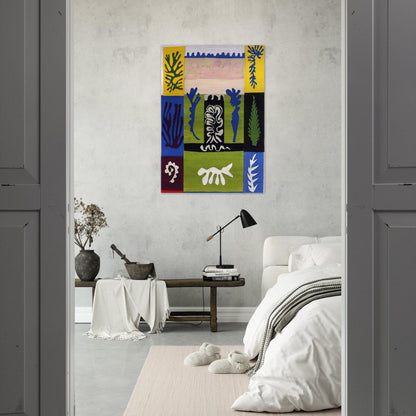 CUT OUTS 5 - Henri Matisse Brushed Aluminum Print - 70x100 cm / 28x40 inches | Henri Matisse Aluminum Print | Henri Matisse Prints