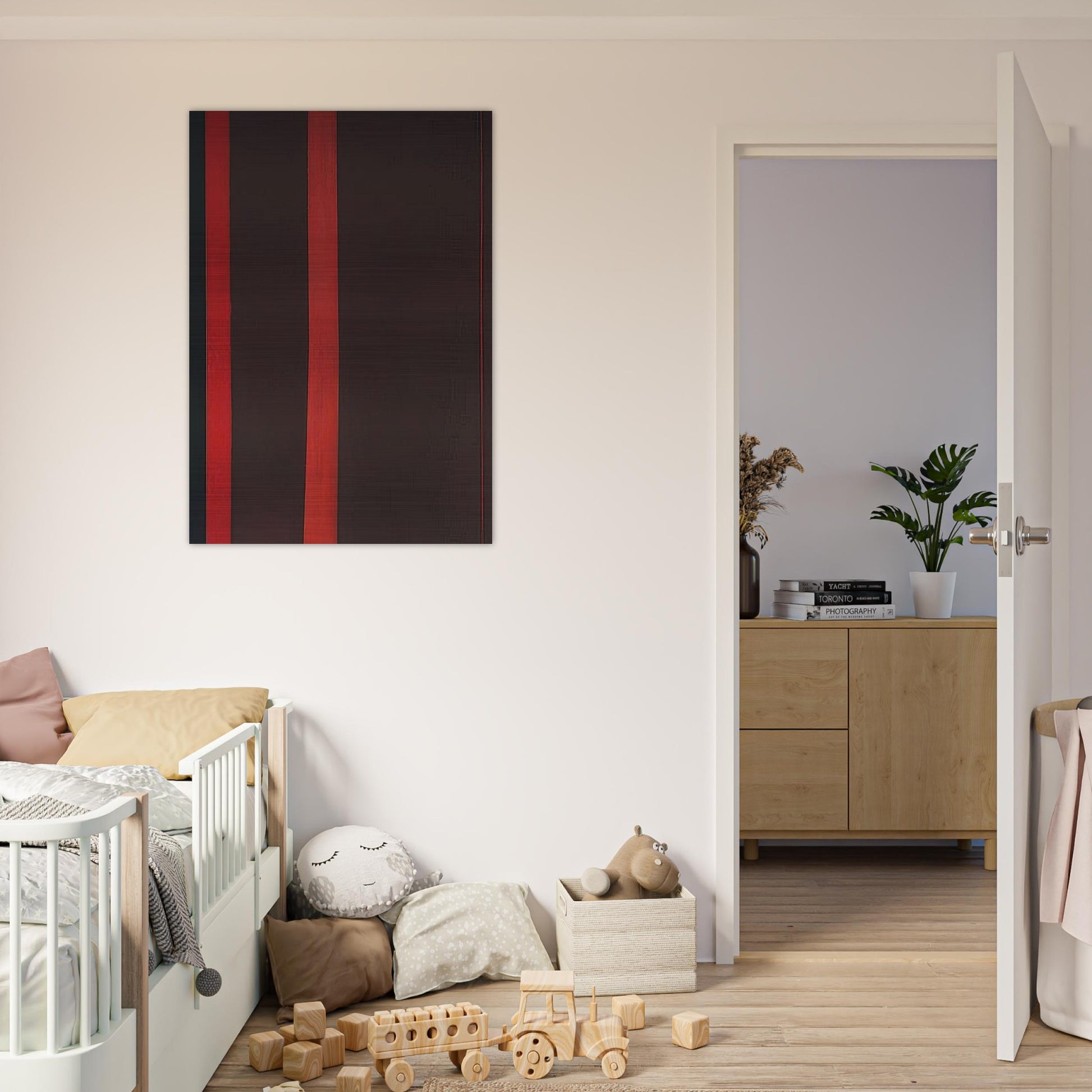 Adam - Barnett Newman Brushed Aluminum Print - 70x100 cm / 28x40 inches | Barnett Newman Aluminum Print | Barnett Newman Prints
