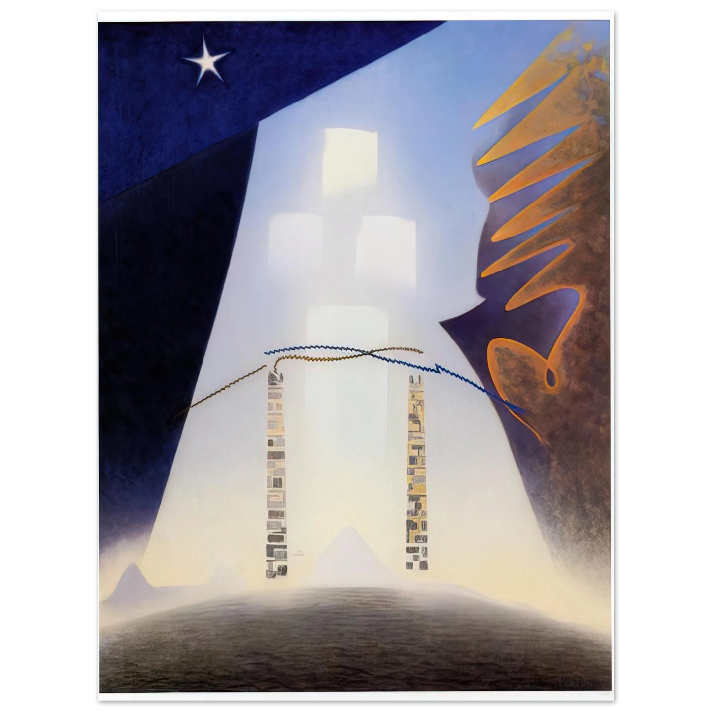 Agnes Lawrence Pelton - Future - 1943  75x100 cm / 30x40inches Fine Art Poster