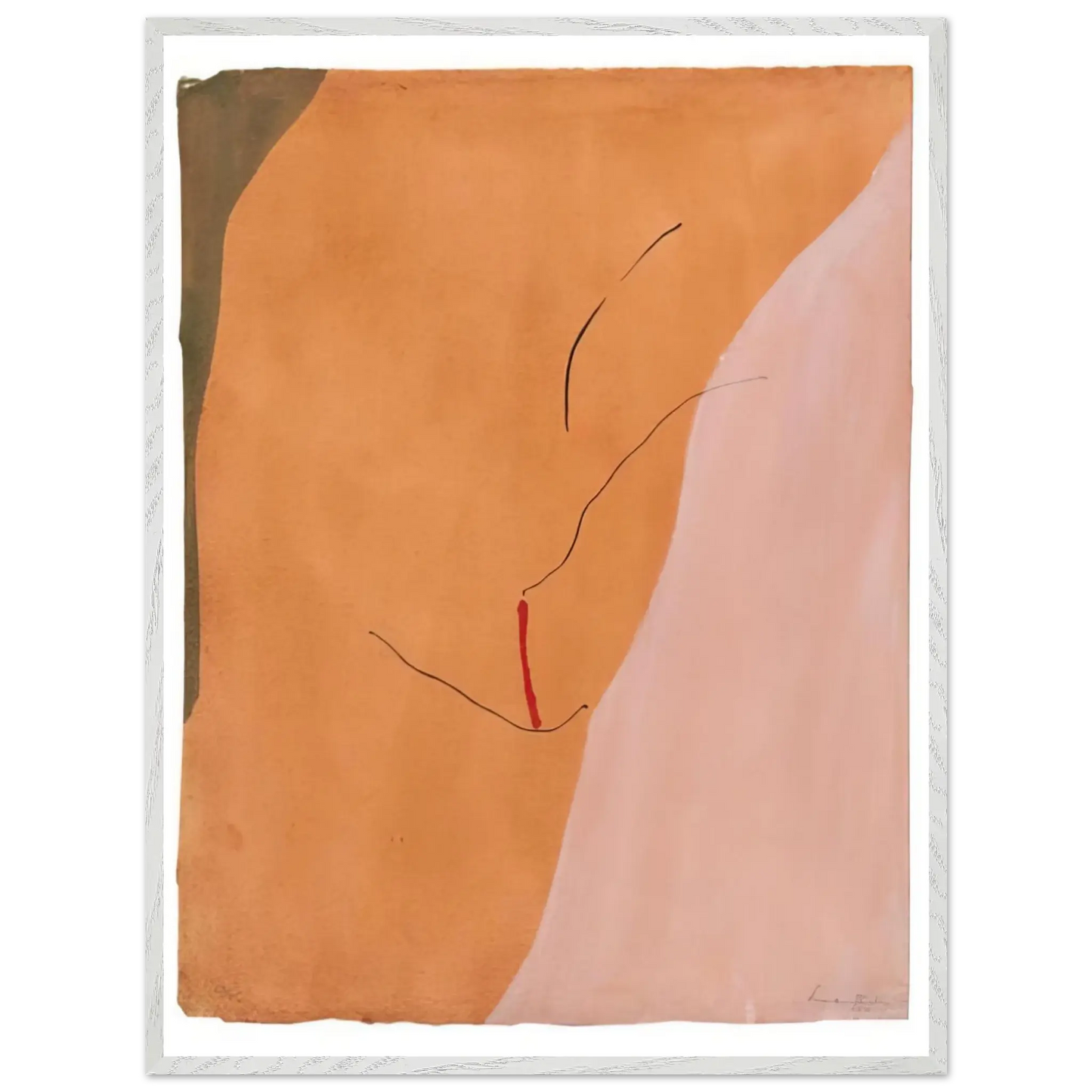 Helen Frankenthaler - Sanguine Mood - 1971 Wall art - 70x100 cm / 28x40 inches - Fine Art Poster - -