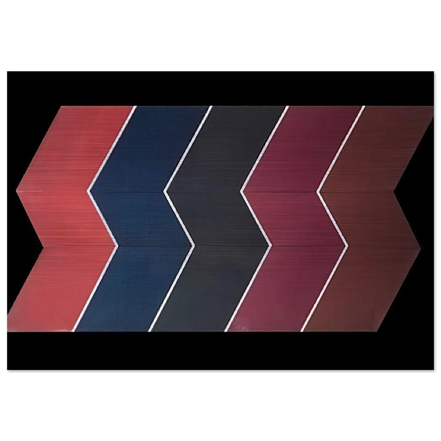 Cut Series #4 - 1967 - Thomas Downing Brushed Aluminum Print - 70x100 cm / 28x40 inches | Thomas Downing Aluminum Print | Thomas Downing Prints