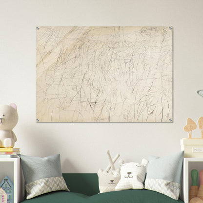 The Geeks - Cy Twombly Acrylic Print - 70x100 cm / 28x40″ inches | Cy Twombly Wall Art | Cy Twombly Prints
