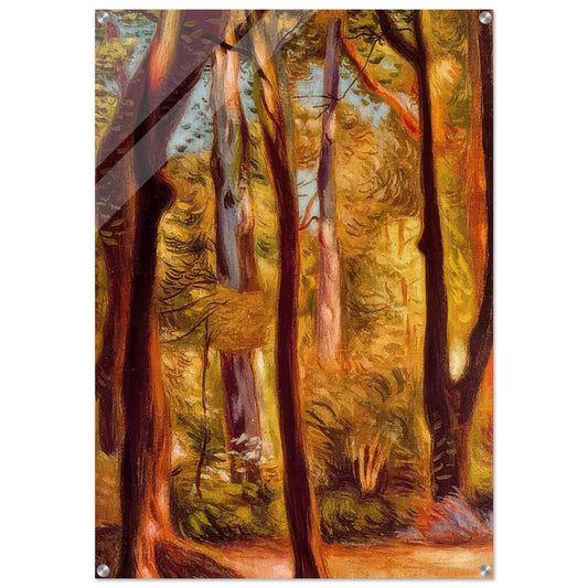 LANDSCAPE OF CASCINE - Giorgio de Chirico Acrylic Print - 70x100 cm / 28x40″ inches