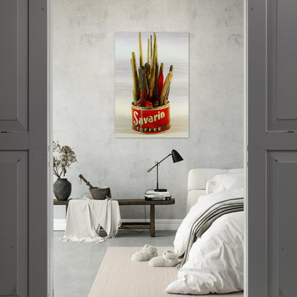 PAINTED BRONZE - Jasper Johns Brushed Aluminum Print - 70x100 cm / 28x40 inches | Jasper Johns Aluminum Print | Jasper Johns Prints