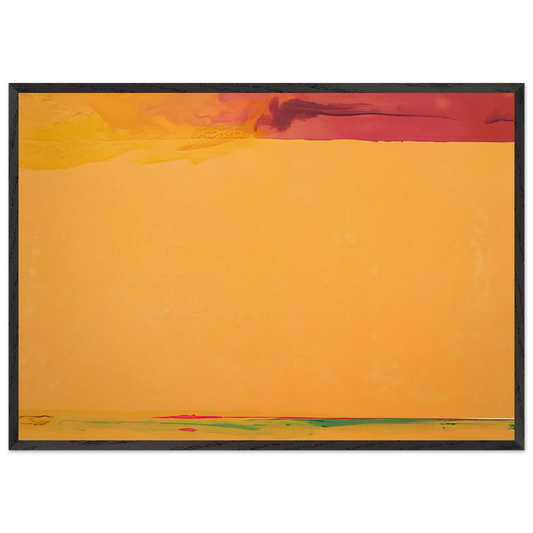 Southern Exposure - 2005 - Helen Frankenthaler 70x100 cm / 28x40 inches Framed Art Print – Black Wooden Frame