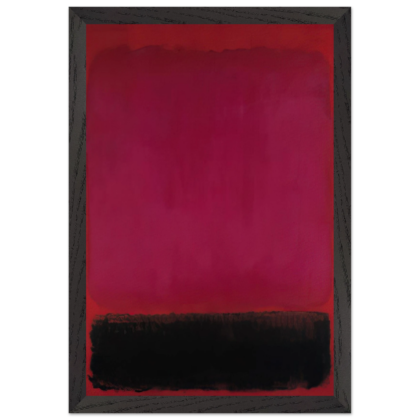 Mark Rothko - Untitled - 1967 Wall Art - 30x40 cm / 12x16 inches - Premium Wooden Framed Poster With Fine Art Paper-canvas - White frame