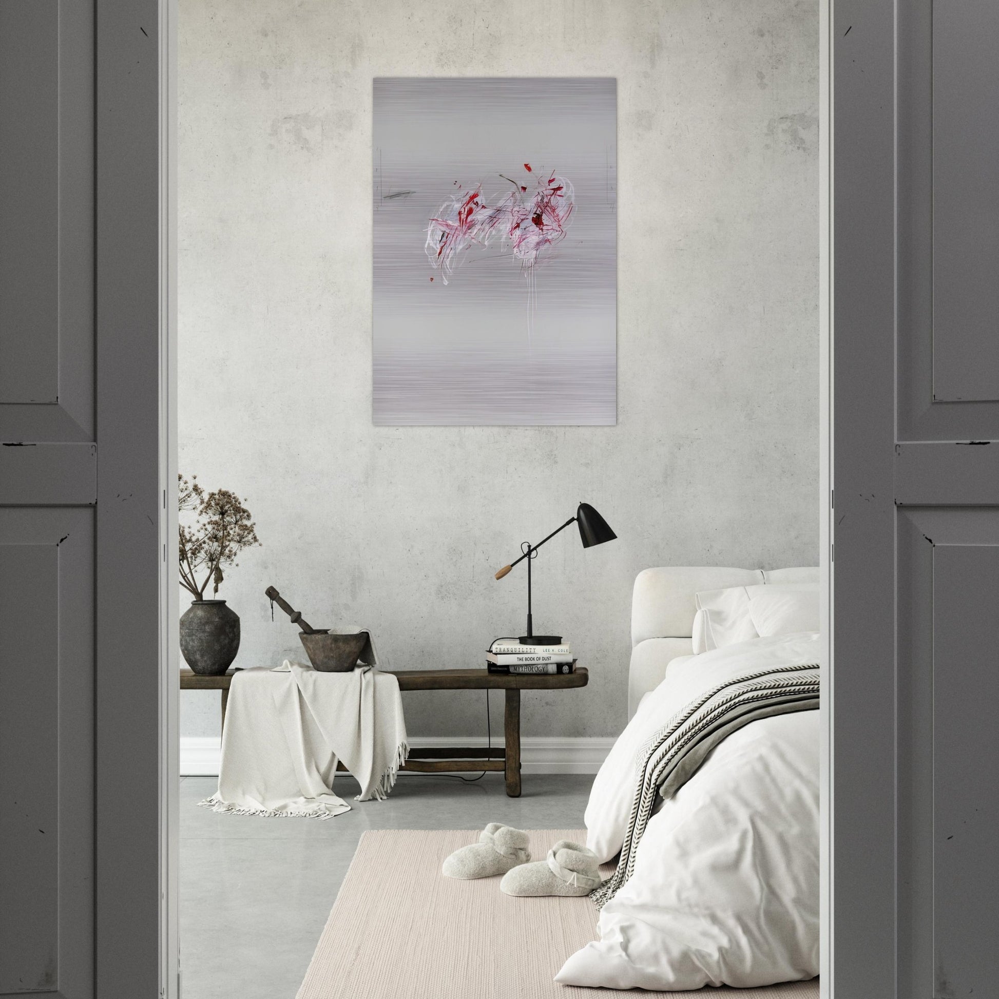 Nine Discourses on Commodus, Part II - Cy Twombly Brushed Aluminum Print - 70x100 cm / 28x40 inches | Cy Twombly Aluminum Print | Cy Twombly Prints