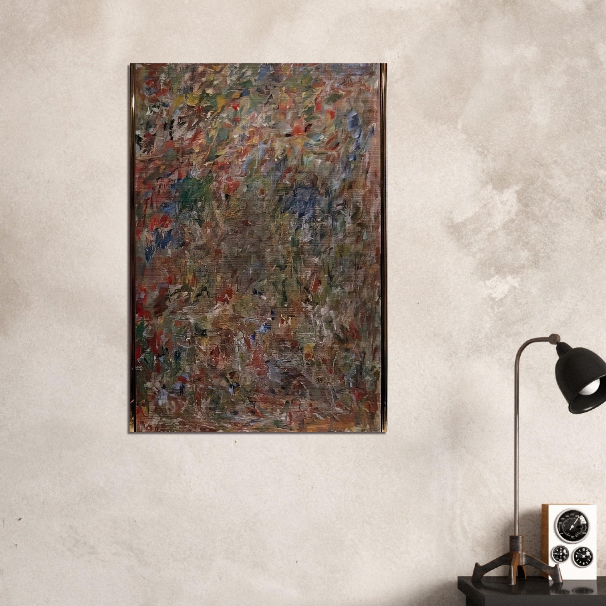 ABSTRACTION 1963 - Milton Resnick Brushed Aluminum Print - 70x100 cm / 28x40 inches | Milton Resnick Aluminum Print | Milton Resnick Prints