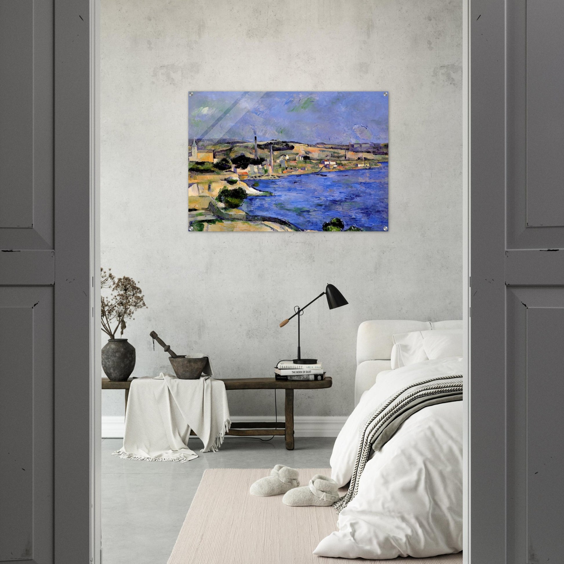 The Bay of l'Estaque and Saint-Henri - Paul Cézanne Acrylic Print - 70x100 cm / 28x40″ inches