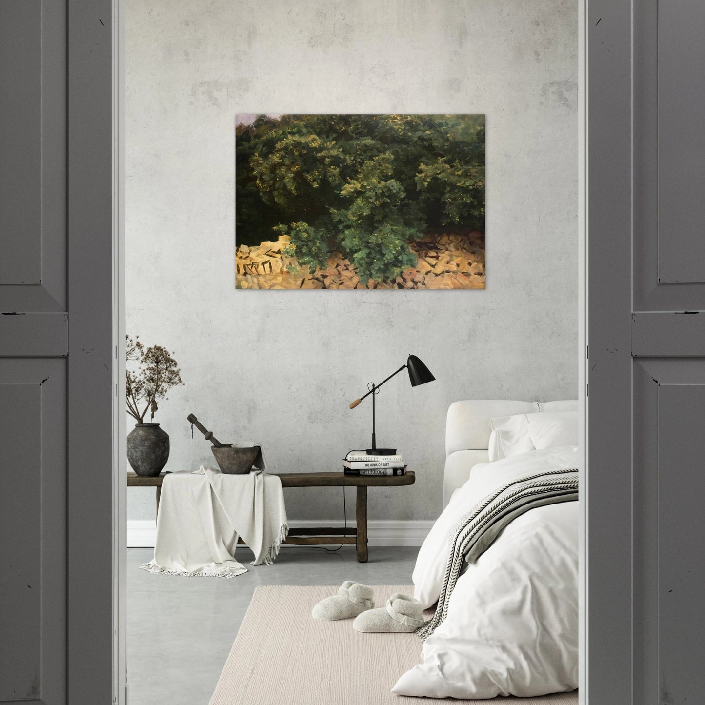Ilex Wood, Majorca - John Singer Sargent Brushed Aluminum Print - 70x100 cm / 28x40 inches | John Singer Sargent Aluminum Print | John Singer Sargent Prints