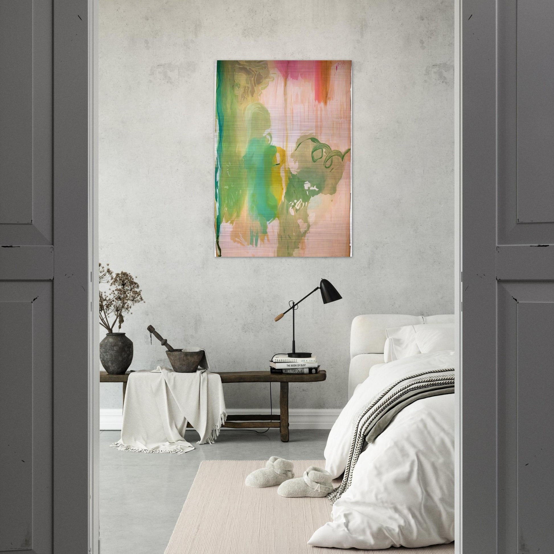 Snow Pines - 2004 - Helen Frankenthaler Brushed Aluminum Print - 70x100 cm / 28x40 inches | Helen Frankenthaler Aluminum Print | Helen Frankenthaler Prints