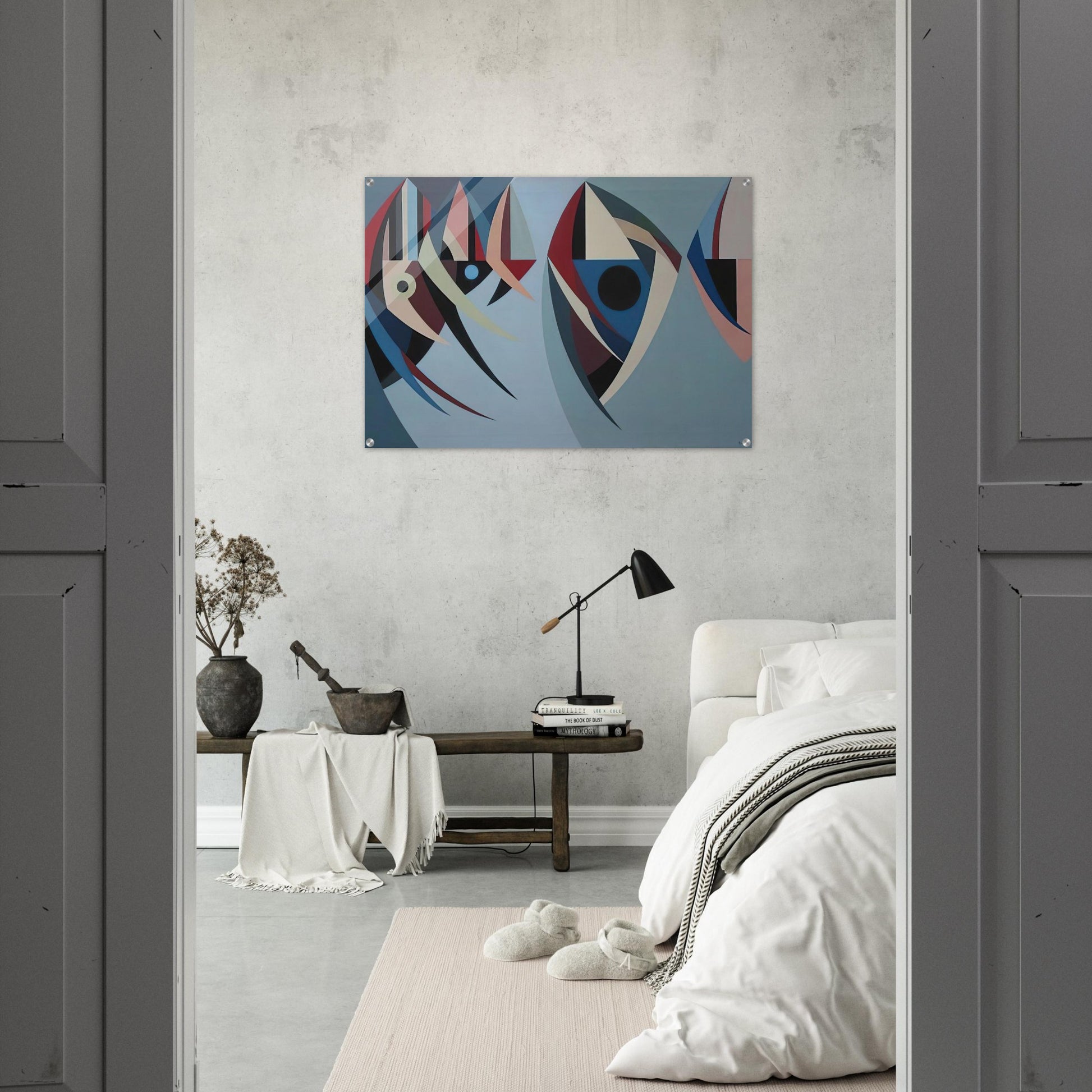 Untitled - 1956 - Karl Benjamin Acrylic Print - 70x100 cm / 28x40″ inches