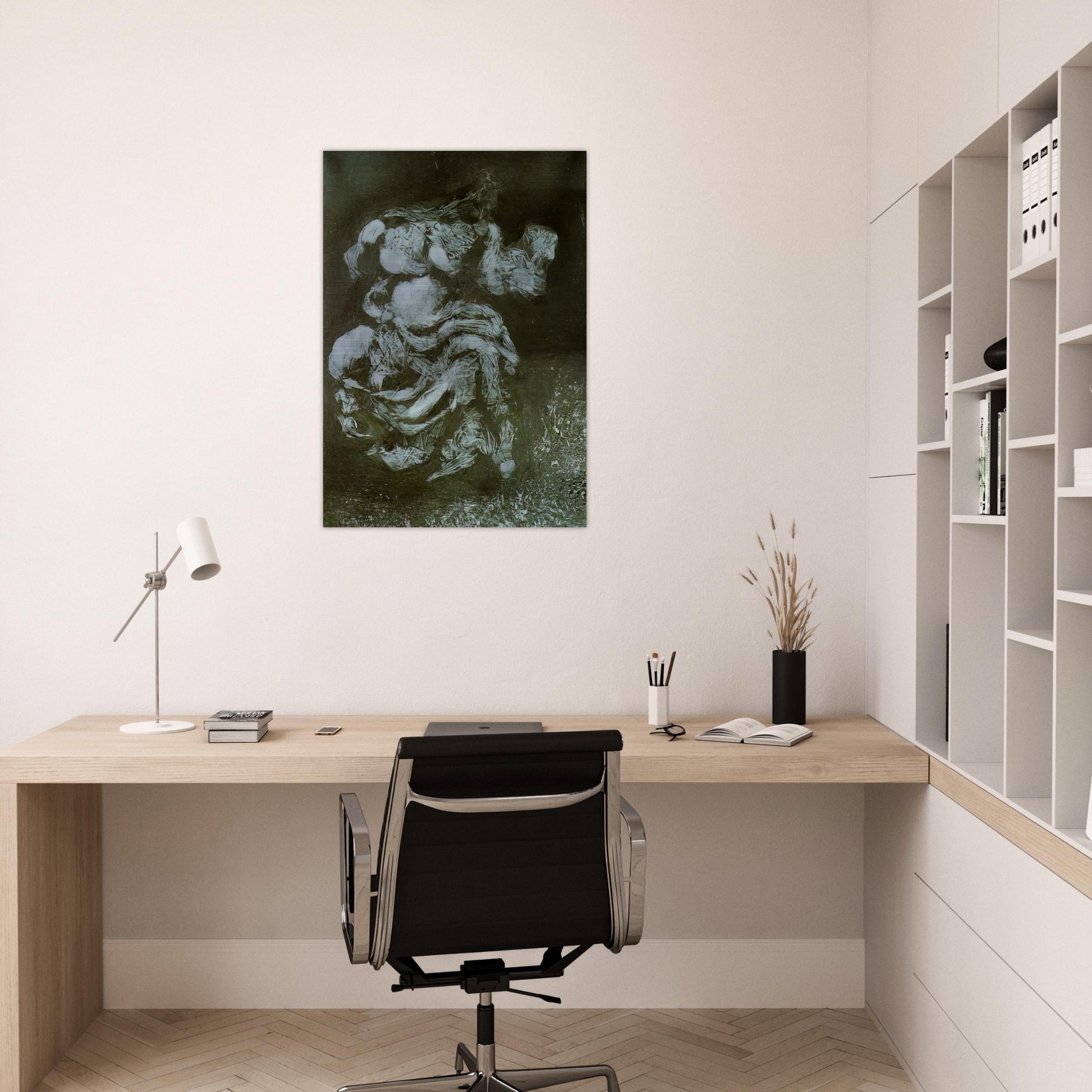 A FATE OF THE PARTHENON - Salvador Dali Brushed Aluminum Print - 70x100 cm / 28x40 inches | Salvador Dali Aluminum Print | Salvador Dali Prints