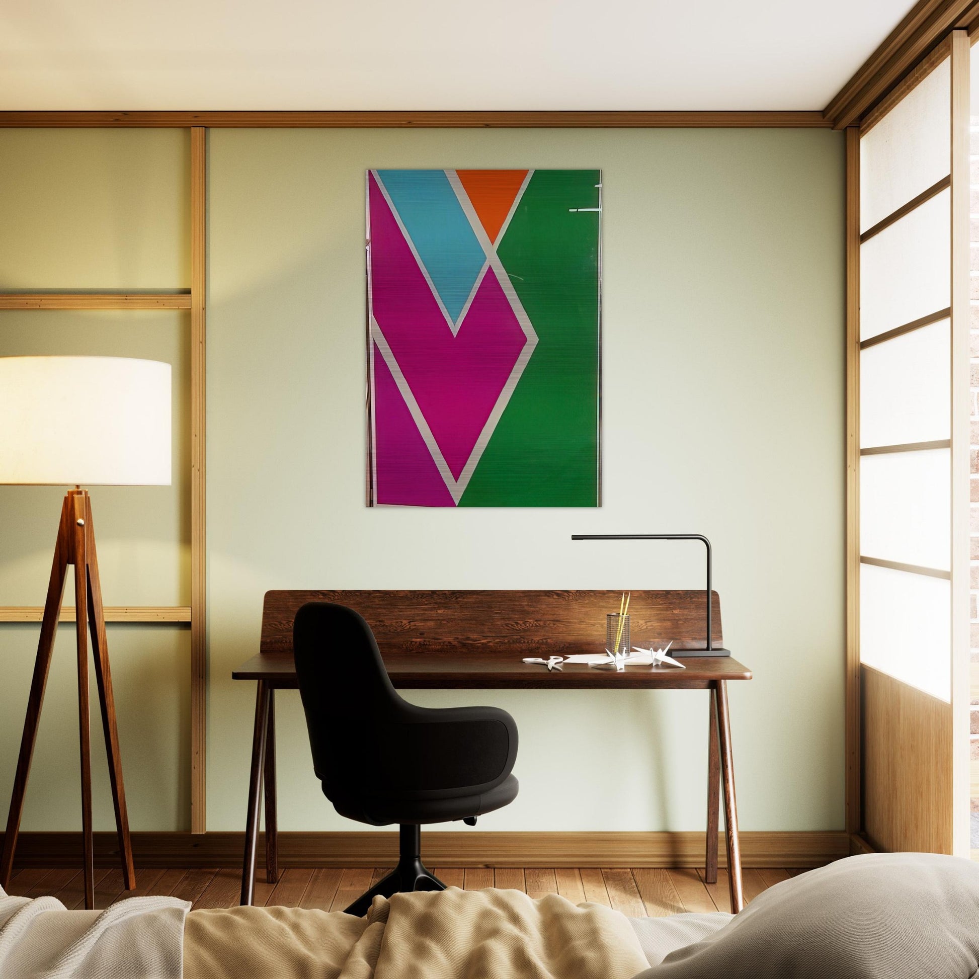 Westbury - 1970 - Larry Zox Brushed Aluminum Print - 70x100 cm / 28x40 inches | Larry Zox Aluminum Print | Larry Zox Prints