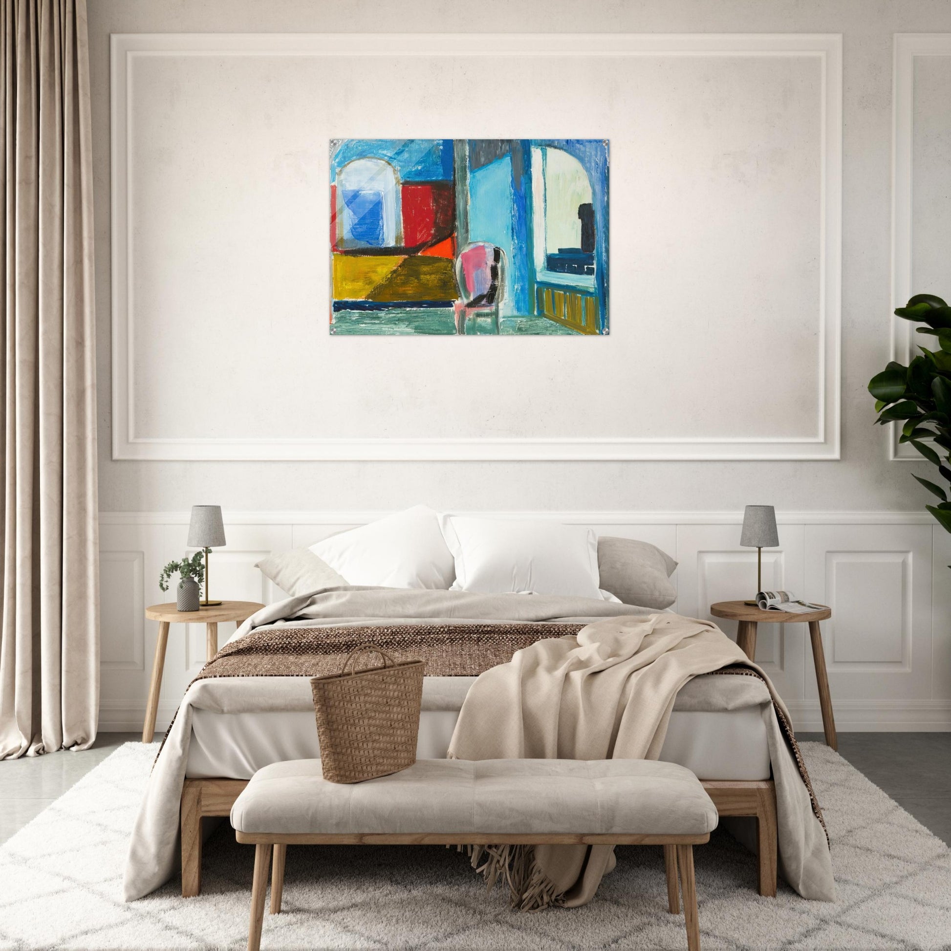 Interior - 1951 - Tove Jansson Acrylic Print - 70x100 cm / 28x40″ inches