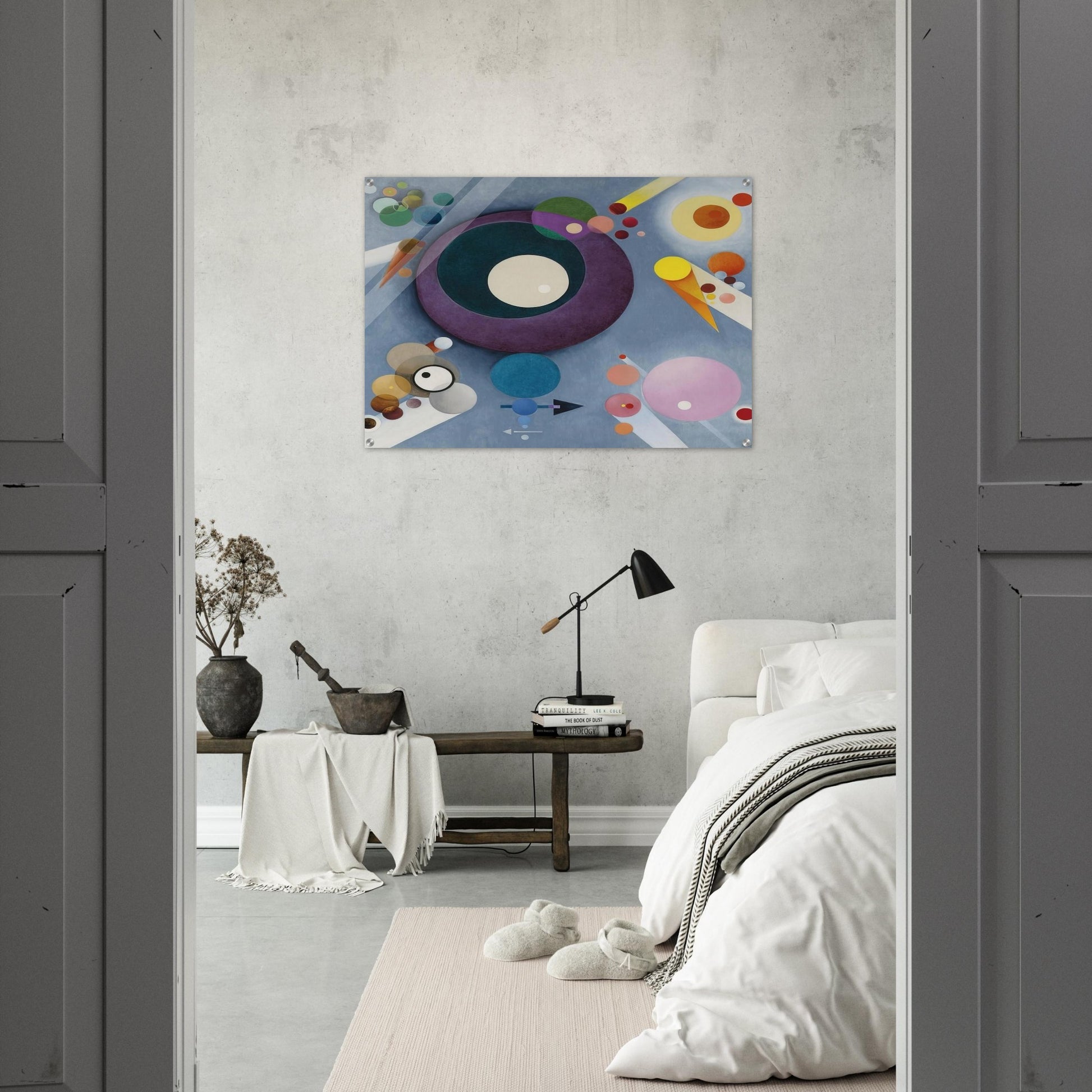 SPIRITUAL PLEASURES 1935 - Rudolf Bauer Acrylic Print - 70x100 cm / 28x40″ inches