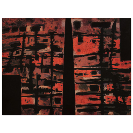 Alfred Manessier - La SixiÃƒÂ¨me Heure - 1958  75x100 cm / 30x40inches Fine Art Poster