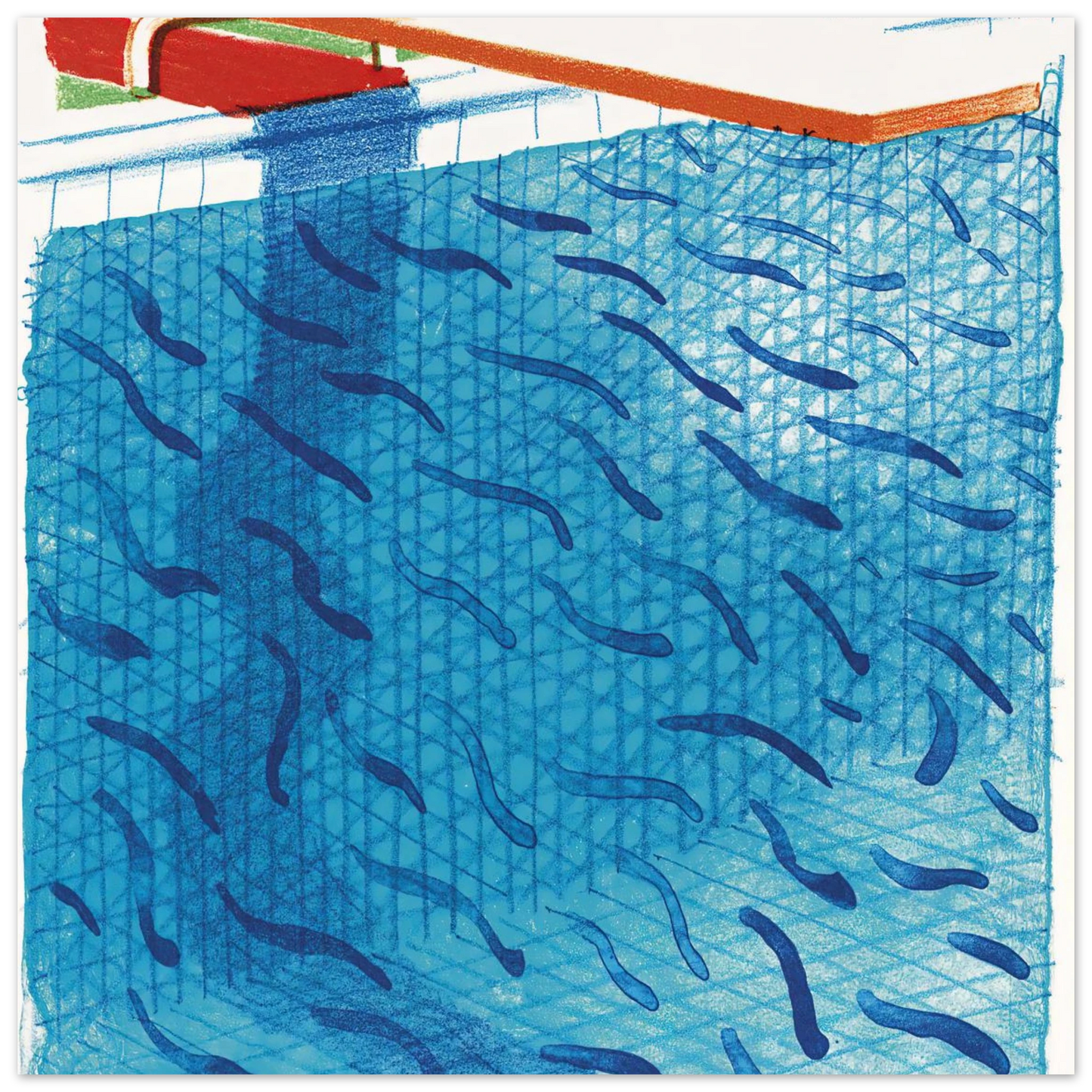 David Hockney - David Hockney Wall art - A0 (84.1 x 118.9  cm) - Fine Art Poster-canvas - -