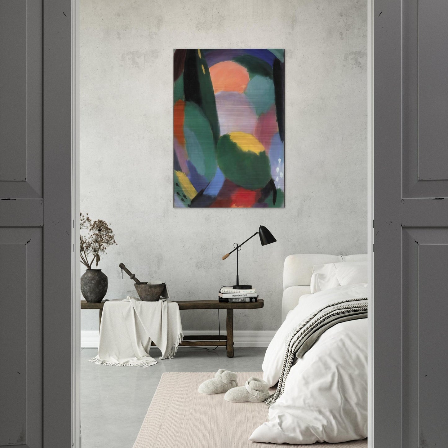VARIATION GLORREICHER ABEND SOMMERSEGEN II 1917 - Alexej von Jawlensky Brushed Aluminum Print - 70x100 cm / 28x40 inches | Alexej von Jawlensky Aluminum Print | Alexej von Jawlensky Prints