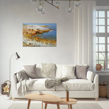 Isles of Shoals, Broad Cove - Childe Hassam Brushed Aluminum Print - 70x100 cm / 28x40 inches | Childe Hassam Aluminum Print | Childe Hassam Prints