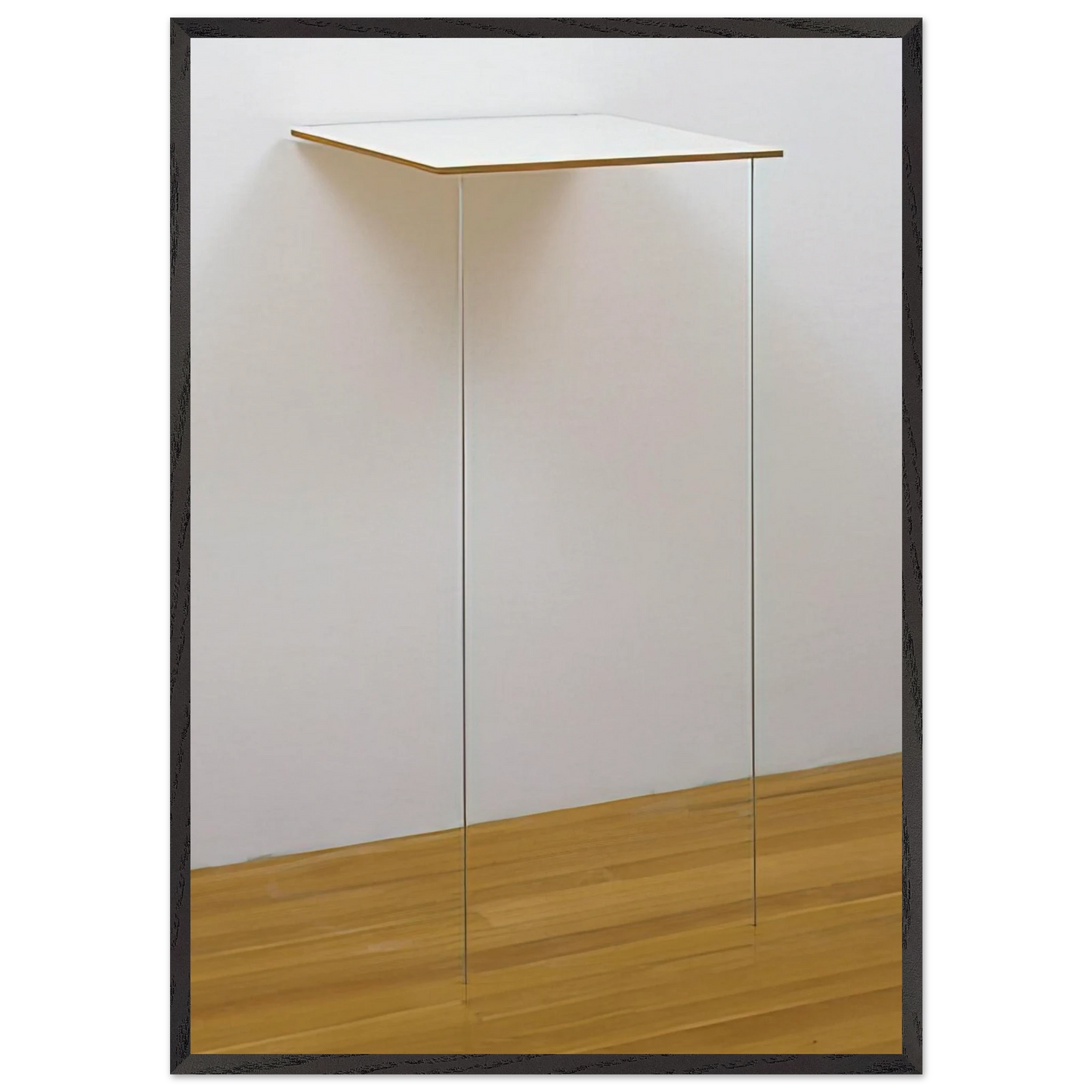 Pace - Robert Ryman 70x100 cm / 28x40 inches Framed Art Print – Black Wooden Frame